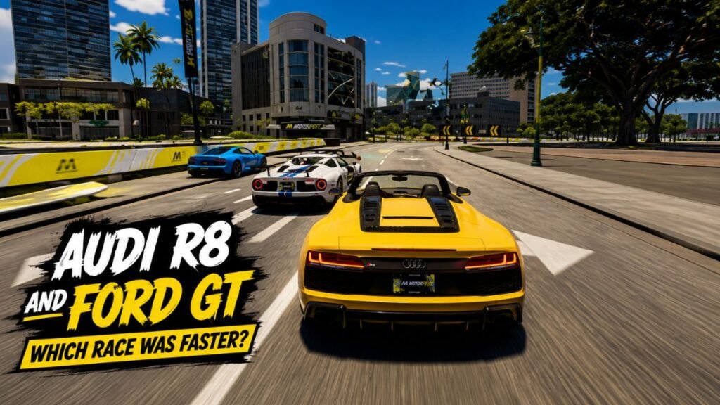 audi r8 and ford gt which race was faster 🤔 motorfest racing ps5 (1)