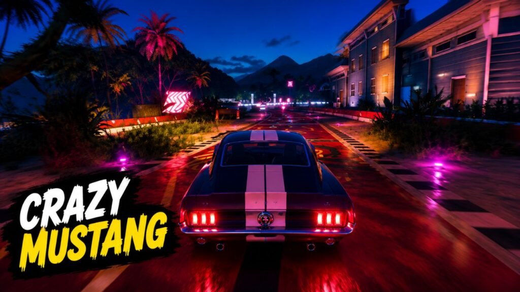 crazy mustang racing video game the crew motorfest ps5 🤪