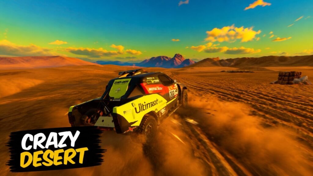 dakar desert rally pickup gameplay ps5 crazy desert ride 🤯