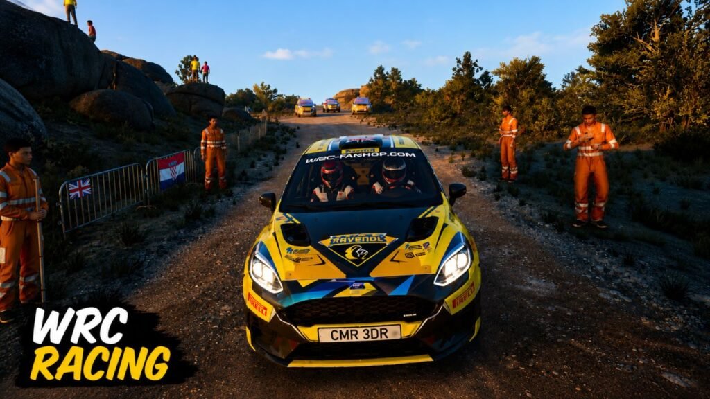 ea sports wrc racing gameplay best realistic car games on ps5 😜🏁