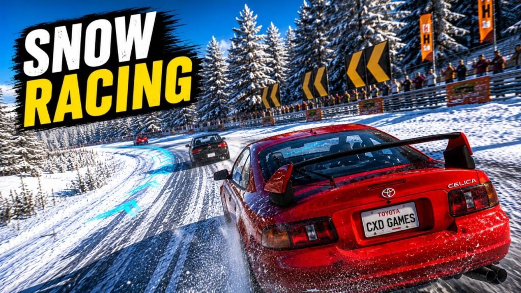 forza horizon 6 snow racing toyota celica winter gameplay ❄️ (1)