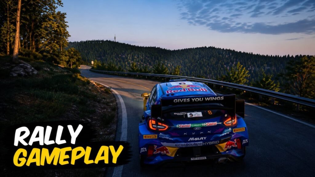 most realistic racing game on ps5 ea sports wrc rally gameplay 😅🏁