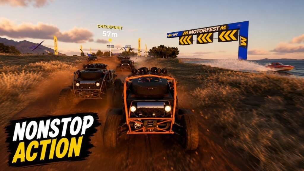 nonstop action & insane speed in the crew motorfest ps5! 🚗🛥️🛩️