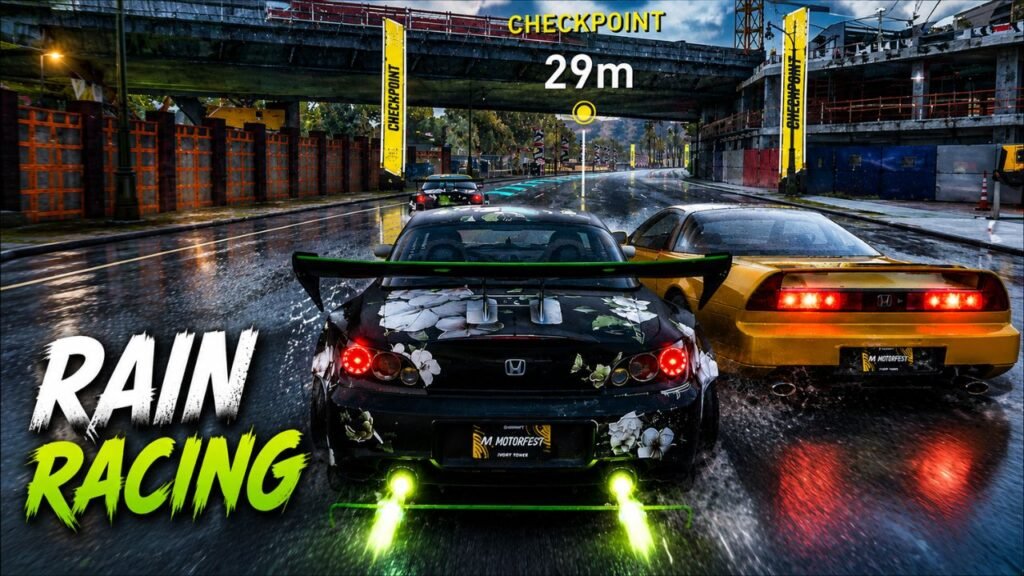 Honda S2000 Rain Racing