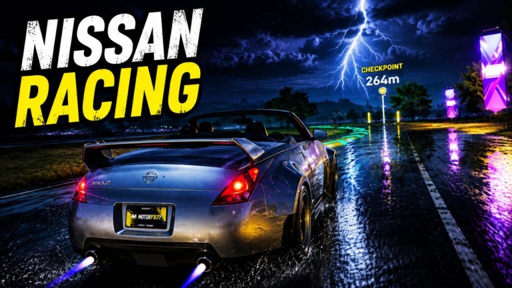nissan 350z night racing